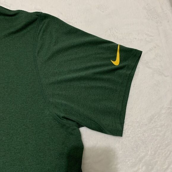 Nike Green Bay Packers Shirt Men’s XL Green Dri-Fit Print Short Sleeve - Picture 3 of 8